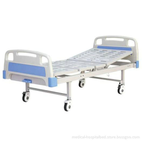 Mobile The Sick / Patient Bed , Clinic Bed With Single Manual Crank